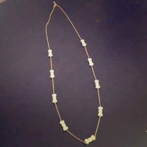 Kate Spade gold bow necklace